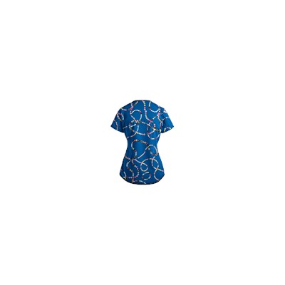 UA Life Saver Royal Scrub Top