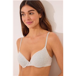 Sujetador push up GORGEOUS liso gris