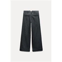 ZW COLLECTION WIDE-LEG MID-RISE JEANS