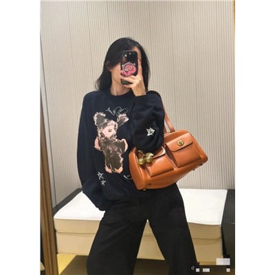 Теплая толстовка / свитшот с необычным принтом, модель унисекс   COAC*H ОРИГИНАЛ!