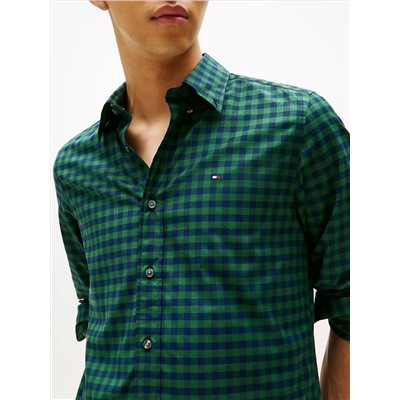 Regular Fit Check Print All-Day Shirt