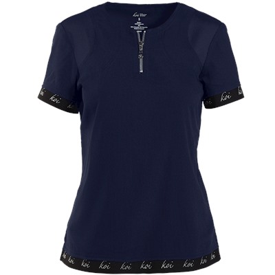koi Lite™ Scrubs Limited Edition Goddess Zip Neck Top