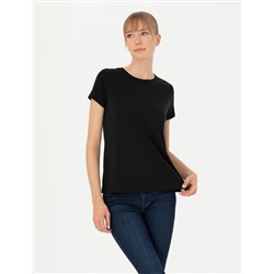 Siyah Regular Fit Basic Tişört