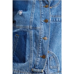 Chaqueta vaquera patch