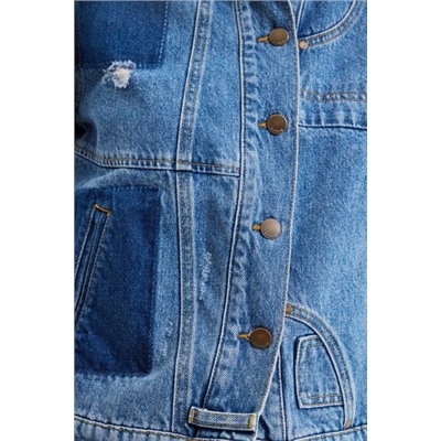 Chaqueta vaquera patch