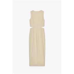 MIDI CUT-OUT KNOT DRESS