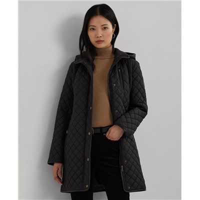 Lauren Ralph Lauren Women's Hooded Quilted Coat