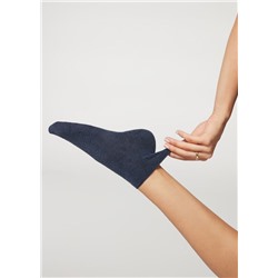 Kurze Baumwollsocken ohne Rand