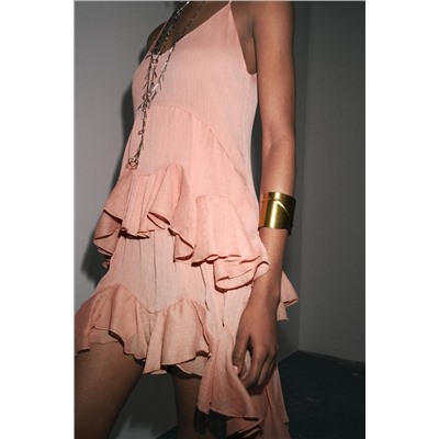 ZW COLLECTION SHORT RUFFLE DRESS