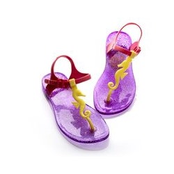 Сандалии Zhoelala Seahorse (сиреневый с шиммером+желтый+холодный розовый)/ Zhoelala Seahorse (violet shimmer+yellow+cold pink)