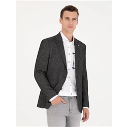 Siyah Slim Fit Ceket