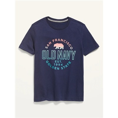 Logo-Graphic Short-Sleeve Tee for Boys