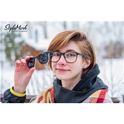 Оправа с солнцезащитной насадкой (Clip-on) StyleMark Polarized C2702B