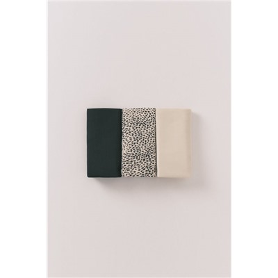 Pack 3 bragas clásicas micro kaki oscuro