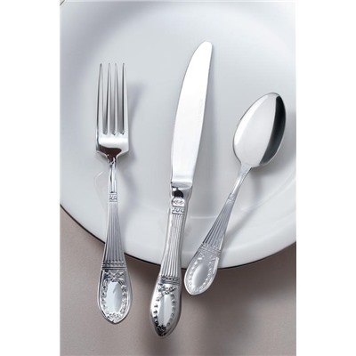 La Papillion 42 Parça Çatal Bıçak Kaşık Seti -  Silver