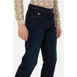Erkek Eflatun Jean Pantolon