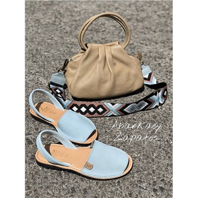 AB.ZAPATOS · 503-8 · NOB celeste+PELLE · LUX taupe