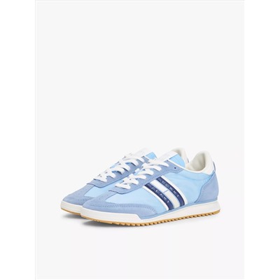 Retro Mixed-Media Runner Sneaker