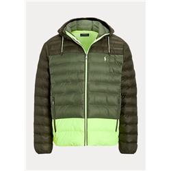Big & Tall Packable Water-Repellent Hooded Jacket