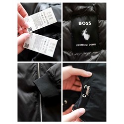 Мужская пуховая куртка-бомбер Bos*s, экспортный магазин