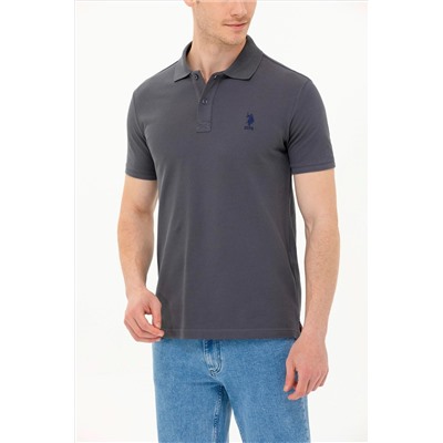 Erkek Antrasit Basic Polo Yaka Tişört