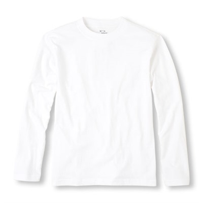 Boys Long Sleeve Basic Tee