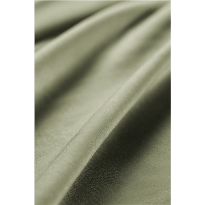 Ciel King Size %100 Pamuk Lastikli Saten Çarşaf - Haki