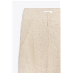 PANTALÓN RECTO CON LINO
