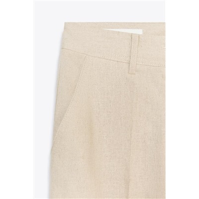PANTALÓN RECTO CON LINO