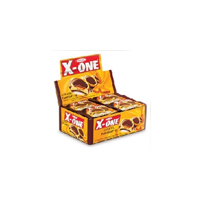 Тарталетки с карамелью и какао-пралине X-one от Tayas 24 шт по 20 гр / Tayas X-one tartelette Caramel&cocoa praline 24 pcs*20g