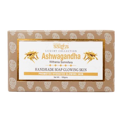 AASHA HERBALS Handmade Ashwagandha Soap Мыло Ашвагандха ручной работы 100г