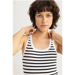 Defacto Fitted U Yaka Fitilli Kaşkorse Atlet A8271AX23SM