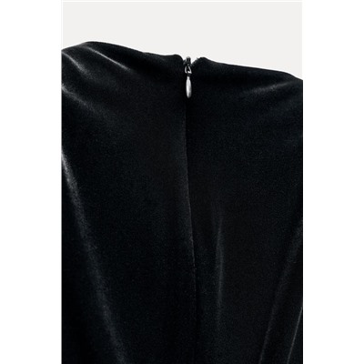 VELVET CUT OUT MINI DRESS