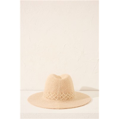 Sombrero algodonero trenzado brillo