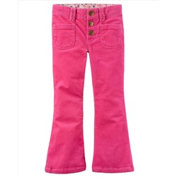 2-Pocket Stretch Flare Corduroys
