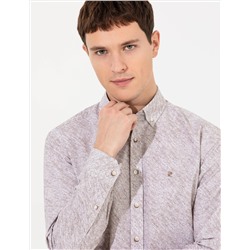 Vizon Slim Fit Uzun Kollu Gömlek