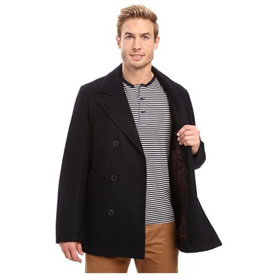 Wool Melton Classic Peacoat