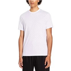 A|X ARMANI EXCHANGE Men's Short Sleeve Crewneck Allover Logo Print T-Shirt