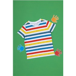 U.S. Polo Assn., Erkek Çocuk Beyaz Tişört 50300378-VR013
