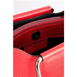 Bolso de piel Dalia Rojo
