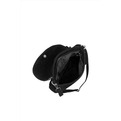 Bandolera de nobuk Negro - Firenze Artegiani