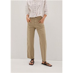 Jeans cargo bolsillos -  Mujer | MANGO OUTLET España