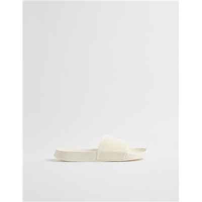 Mesh Strap Slides, Men, Light Beige