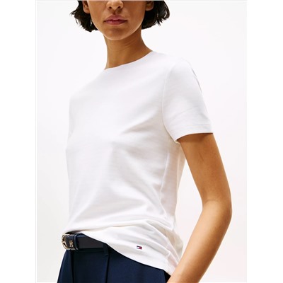 Drapey Smooth Cotton T-Shirt