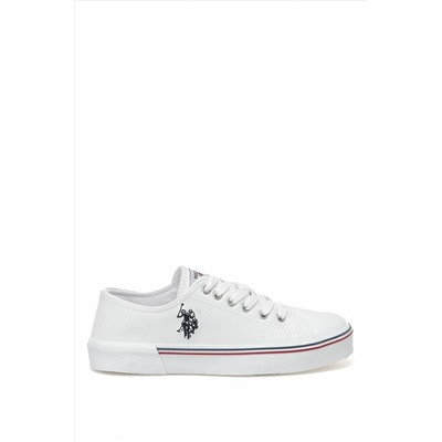 U.S. Polo Assn. Penelope Converse Su Geçirmez Beyaz Unisex Sneaker PENELOPE