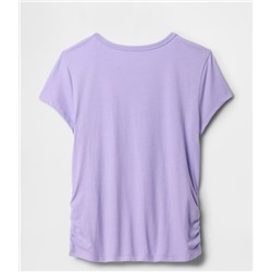 Kids Ruched Gap Logo T-Shirt