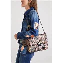 Bolso bandolera solapa cierre exterior