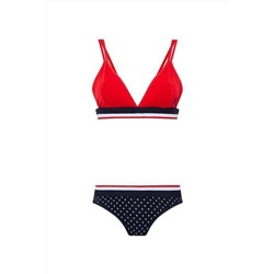 U.S. Polo Assn. Kadın Kırmızı Büstiyer Slip Takım Q66253