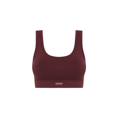 Top reversible LOVELY  sin costuras granate
