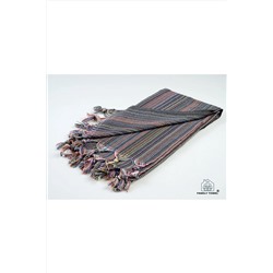 Home, Peştemal %100 Doğal Pamuklu Türk Ev Tekstili Hamam - Banyo - Plaj - Spor Için 100x180 Cm 380gr
